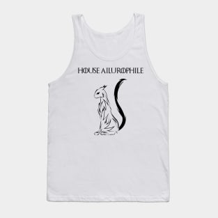 House Ailurophile, black tribal tattoo Tank Top